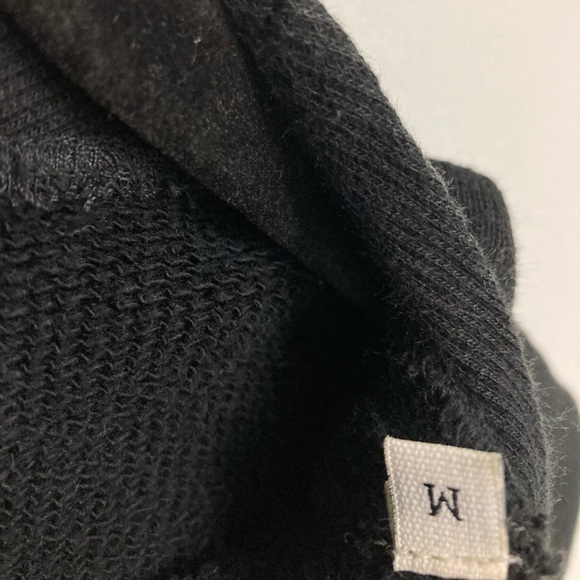 R13 Grunge Sweatshirt Dress - Washed Black. Size medium - Picture 10 of 13